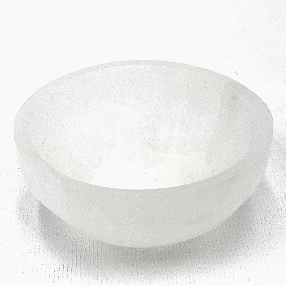 Selenite Bowl 6' Large use as a Cleansing and Charging Bowl